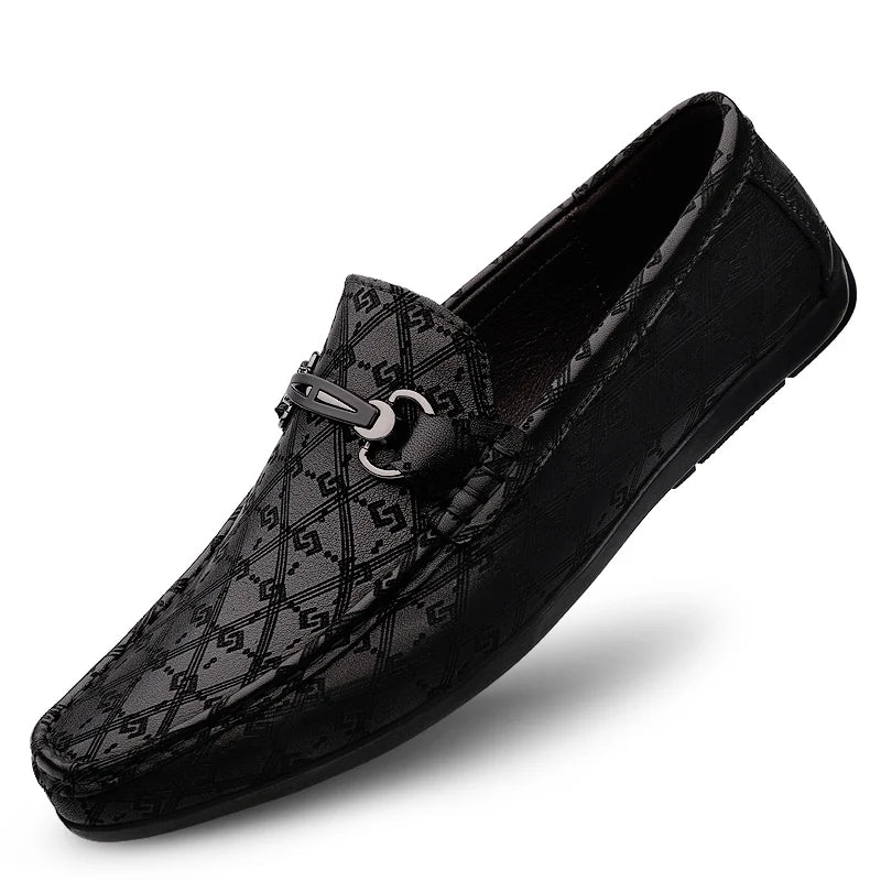 BeClassic™ 2025 Black Leather Loafers – High-Quality Designer Comfort & Style.