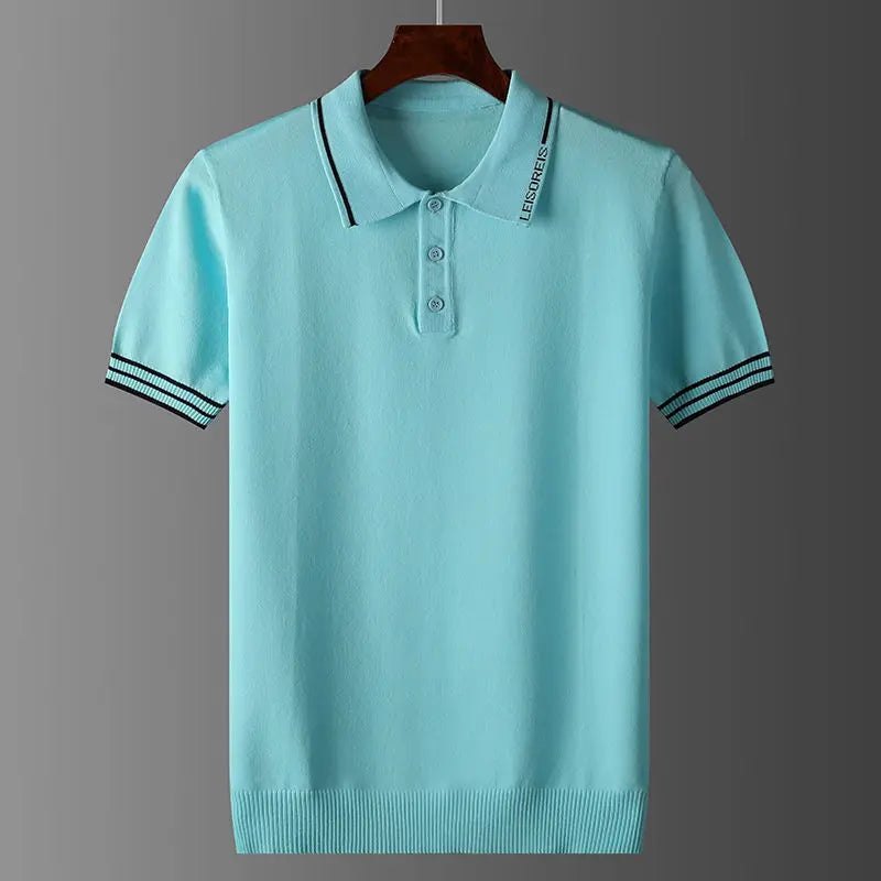 BeClassic™ 2025 Solid Knit Polo – Lightweight, Casual Short-Sleeve for Effortless Elegance