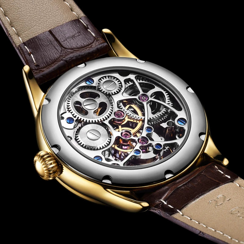 BeClassic™ AESOP Tourbillon – Mechanical Masterpiece with Starry Sky Dial & Authentic Tourbillon Movement.