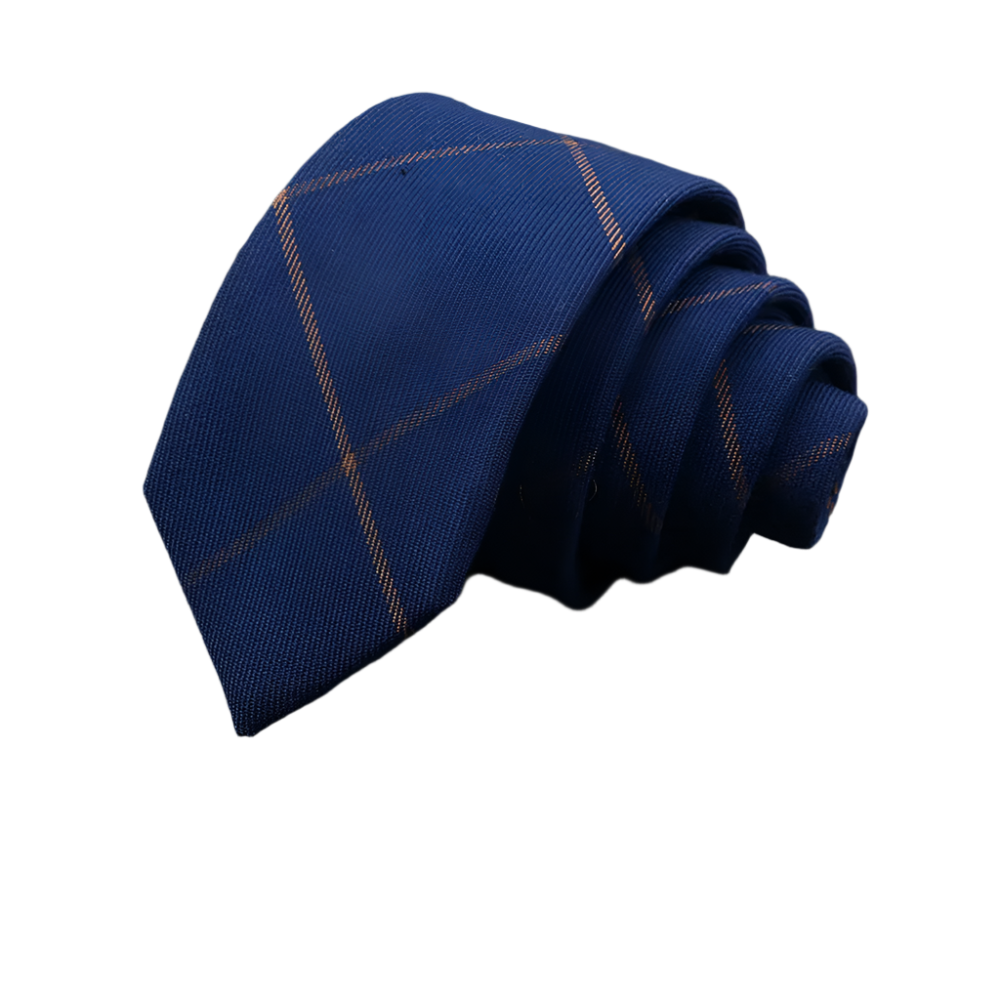 BeClassic™ Handmade Slim Plaid Tie – Classic 6cm Cotton & Cashmere Design.