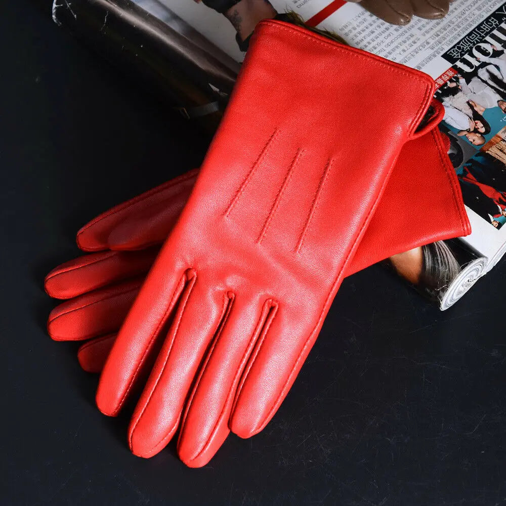 BeClassic Women’s Sheepskin Leather Gloves – Winter Warmth & Elegance