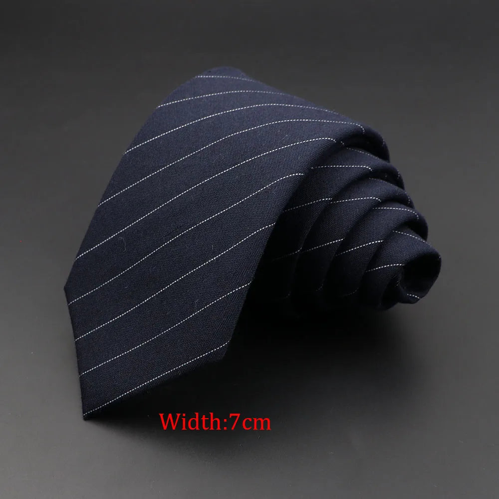 BeClassic™ Handmade Slim Plaid Tie – Classic 6cm Cotton & Cashmere Design.