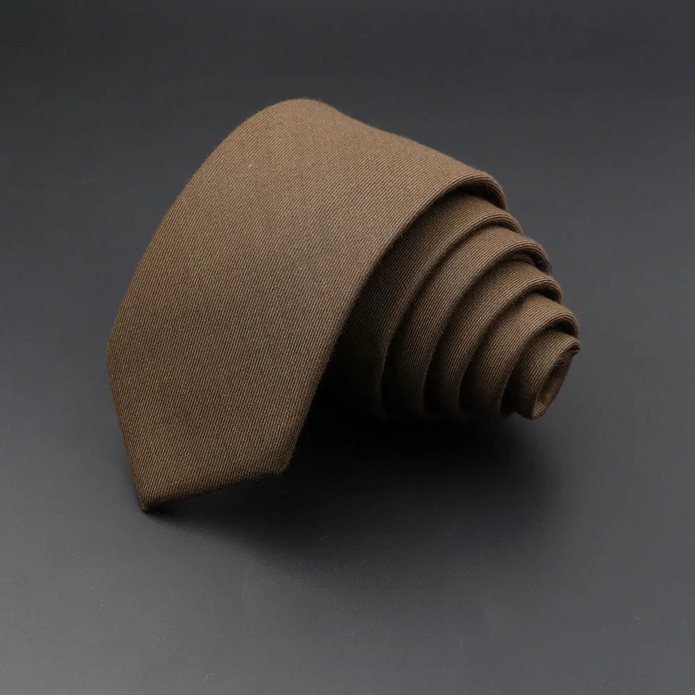 BeClassic™ Handmade Slim Plaid Tie – Classic 6cm Cotton & Cashmere Design.