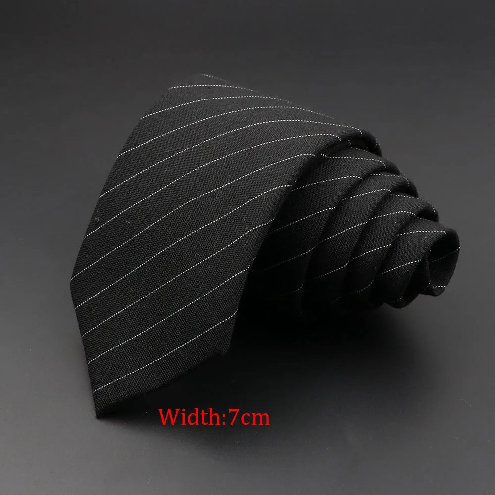 BeClassic™ Handmade Slim Plaid Tie – Classic 6cm Cotton & Cashmere Design.