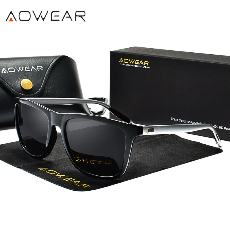 BeClassic™ AOWEAR HD Night Vision Glasses – Polarized Yellow Lens for Safe Driving.