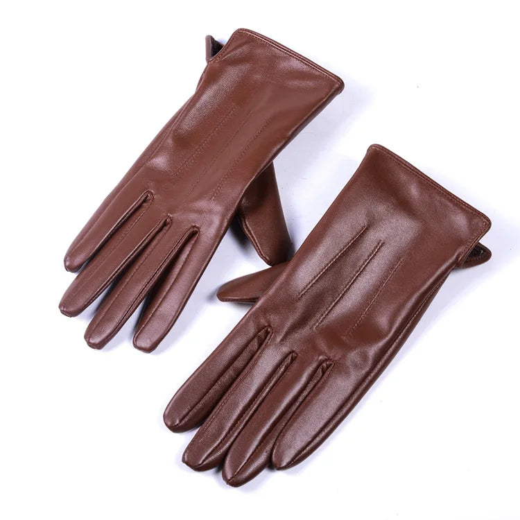 BeClassic Women’s Sheepskin Leather Gloves – Winter Warmth & Elegance