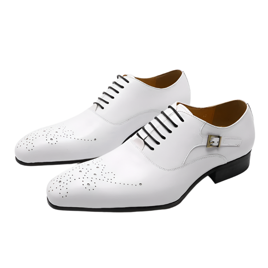 BeClassic™ Hand-Polished Leather Oxfords – Luxury Formal Shoes for Office & Weddings