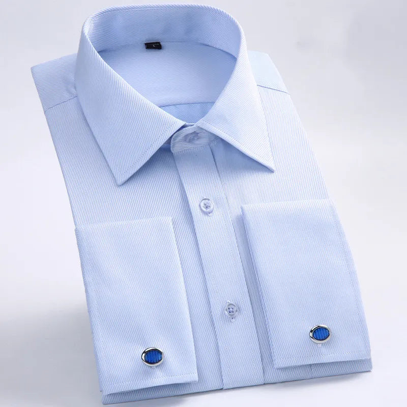 BeClassic Monoco French Cuff Dress Shirt – Timeless White