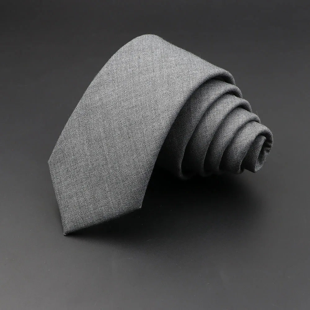 BeClassic™ Handmade Slim Plaid Tie – Classic 6cm Cotton & Cashmere Design.