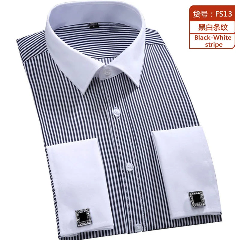 BeClassic Monoco French Cuff Dress Shirt – Timeless White