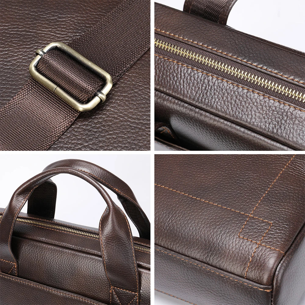 BeClassic Monoco Genuine Leather Briefcase – Executive Carry