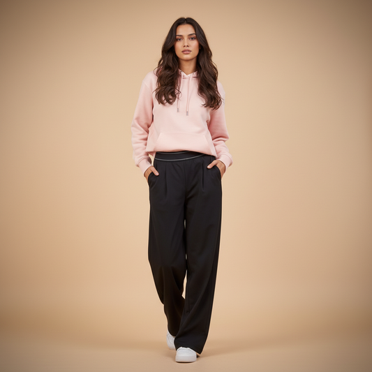 BeClassic VITALINOVO Wide-Leg High-Waist Lounge Pants – Effortless Comfort