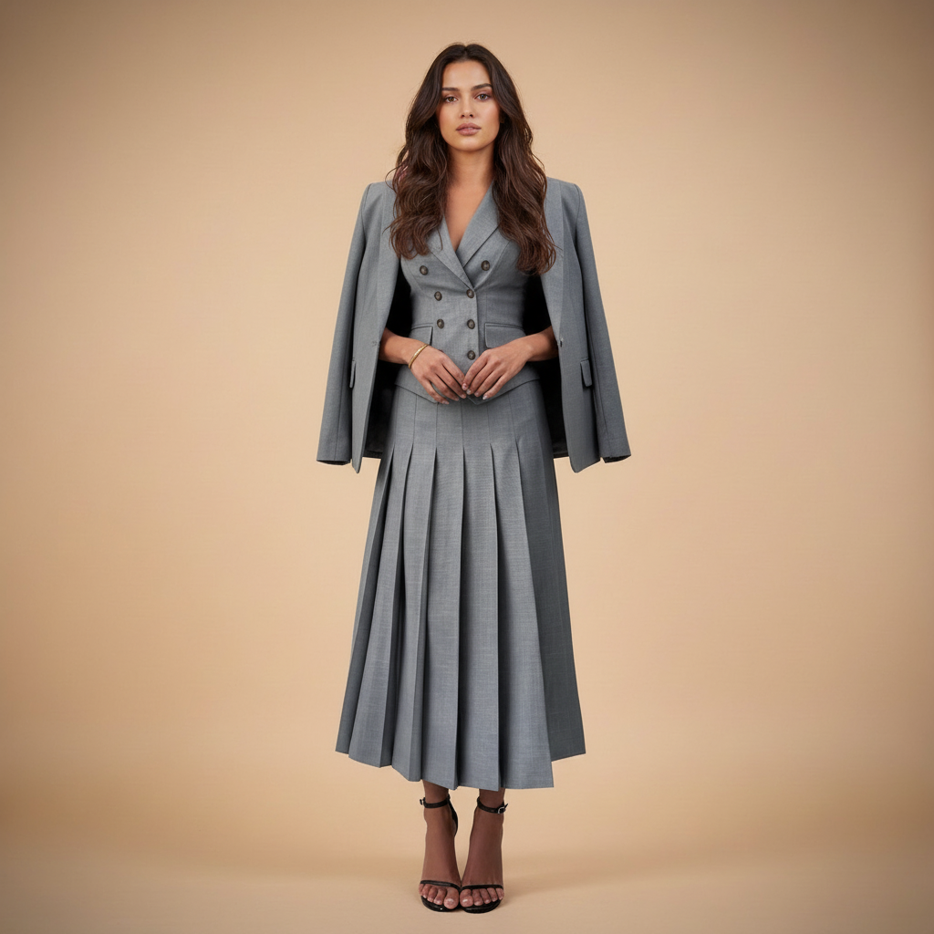 BeClassic Women’s 3-Piece Elegant Work Suit Set – Spring/Summer Edition