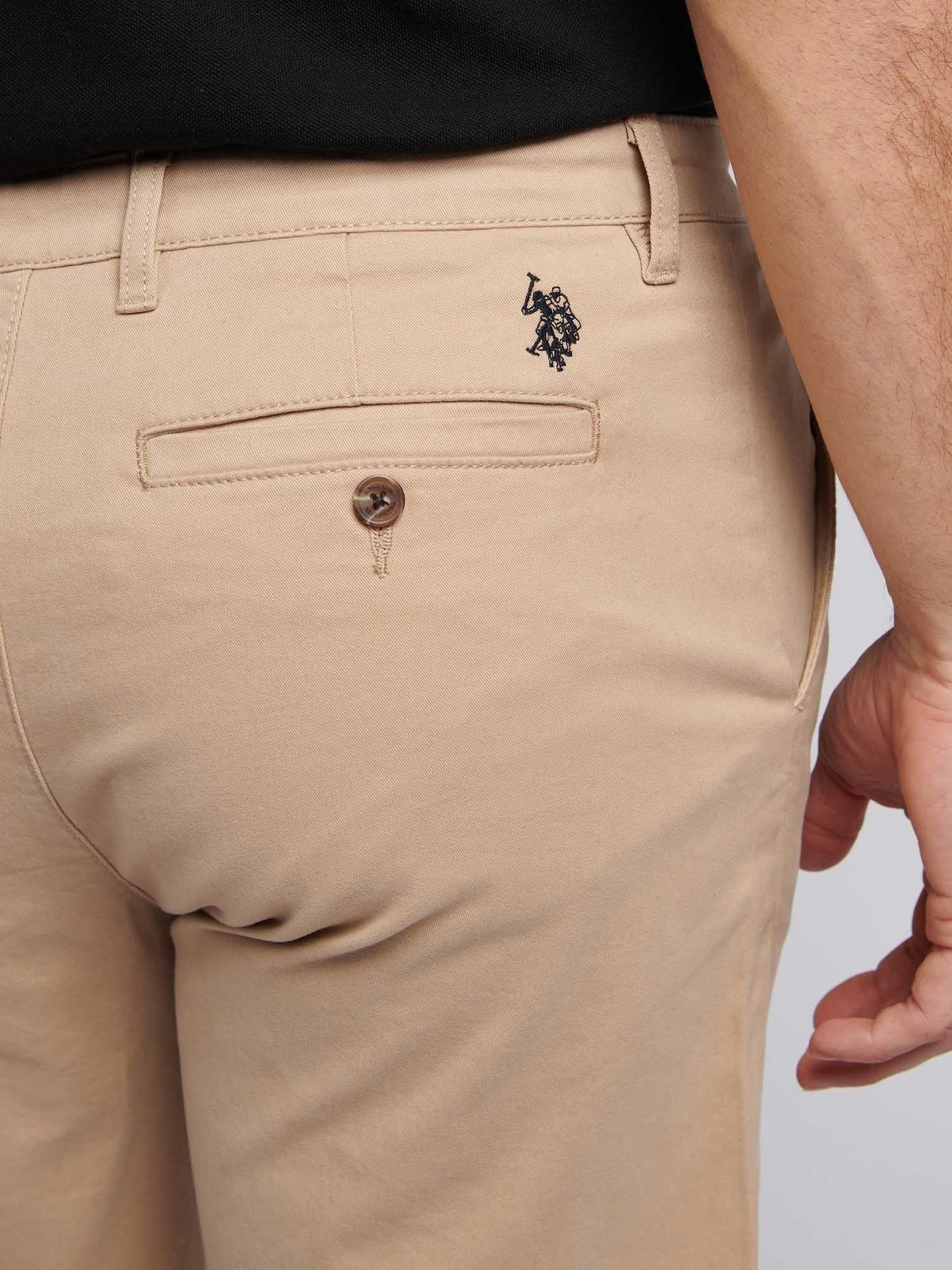 Mens Classic Chinos Shorts Cornstalk