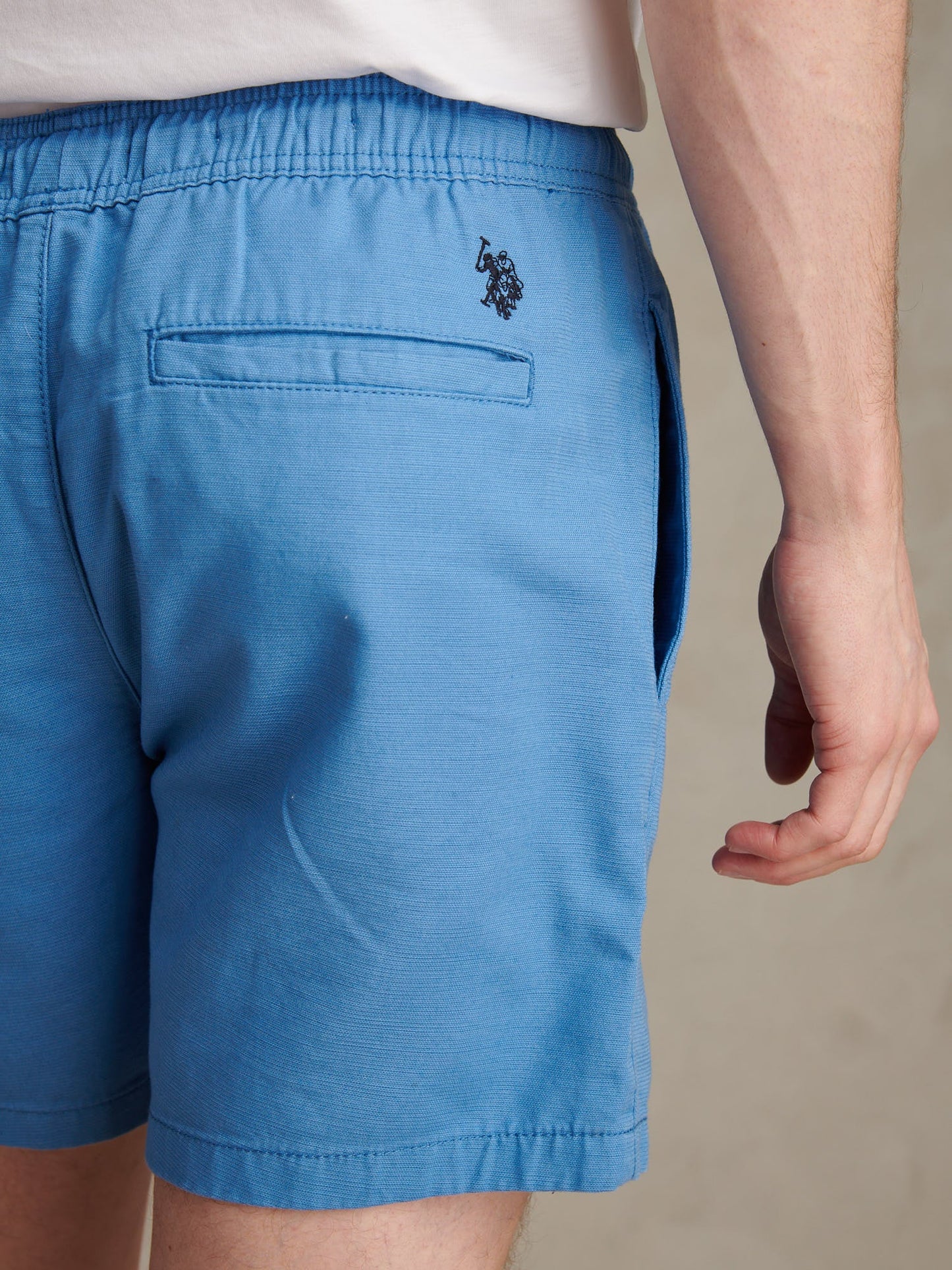 Mens Comfort Waist Classic Chino Shorts Riviera