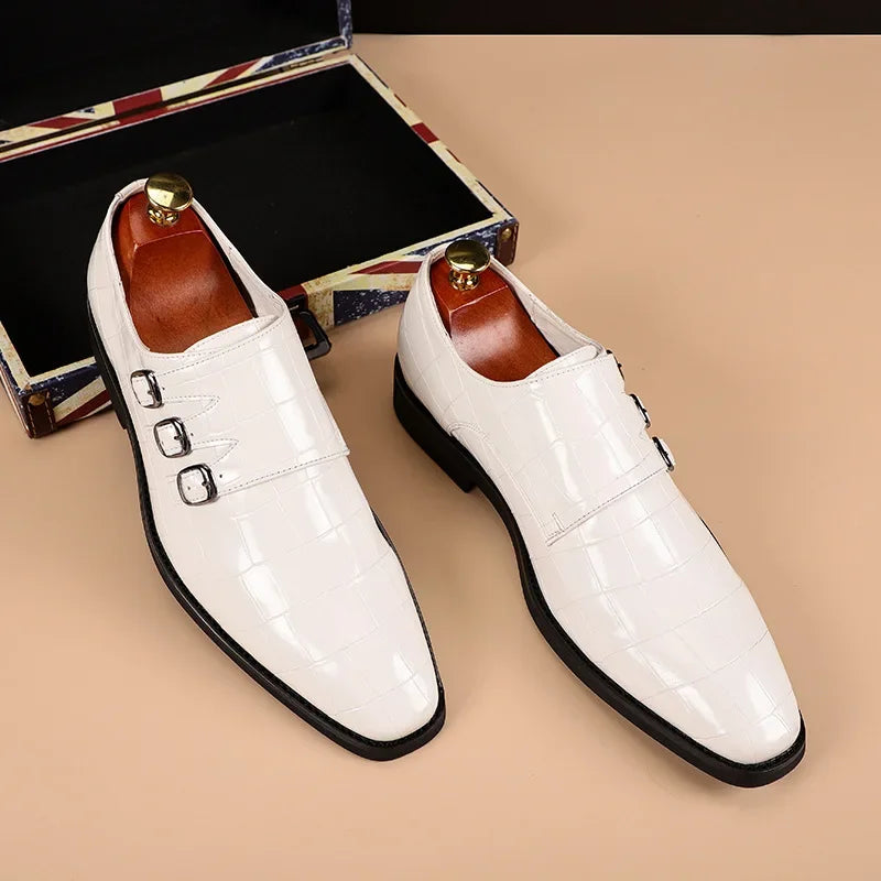 BeClassic™ Luxury Italian Leather Slip-On Oxfords – Elegant Dress Shoes for Business & Weddings.