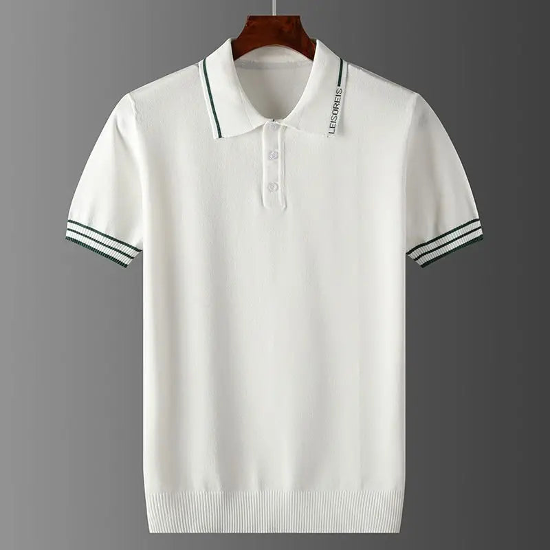 BeClassic™ 2025 Solid Knit Polo – Lightweight, Casual Short-Sleeve for Effortless Elegance