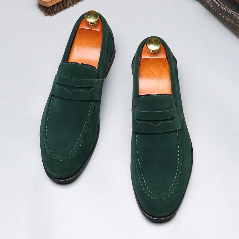 BeClassic Monoco Suede Loafers – Executive Comfort