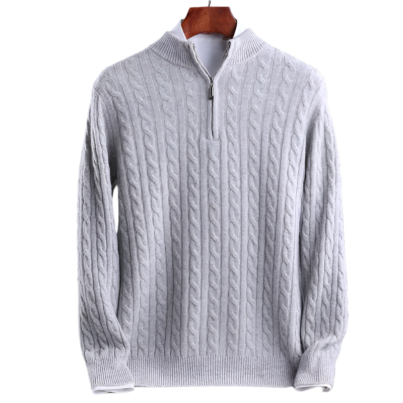 BeClassic™ 2025 Pure Wool Sweater – Classic English Style Pullover for Refined Autumn & Winter Wear.