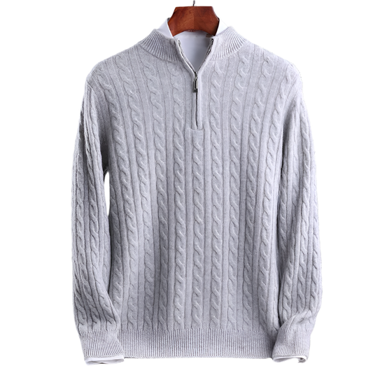 BeClassic™ 2025 Pure Wool Sweater – Classic English Style Pullover for Refined Autumn & Winter Wear.