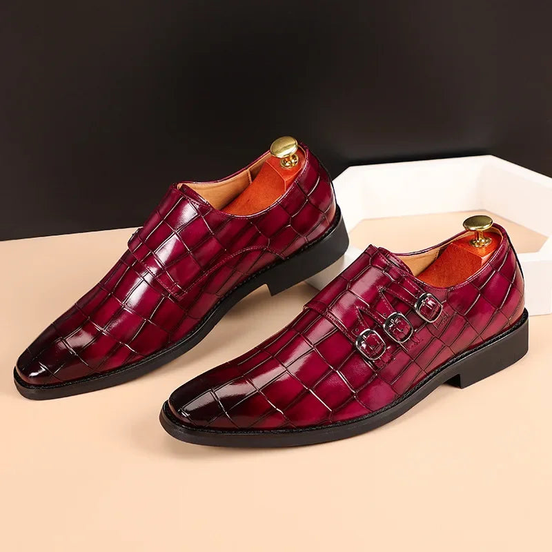 BeClassic™ Luxury Italian Leather Slip-On Oxfords – Elegant Dress Shoes for Business & Weddings.
