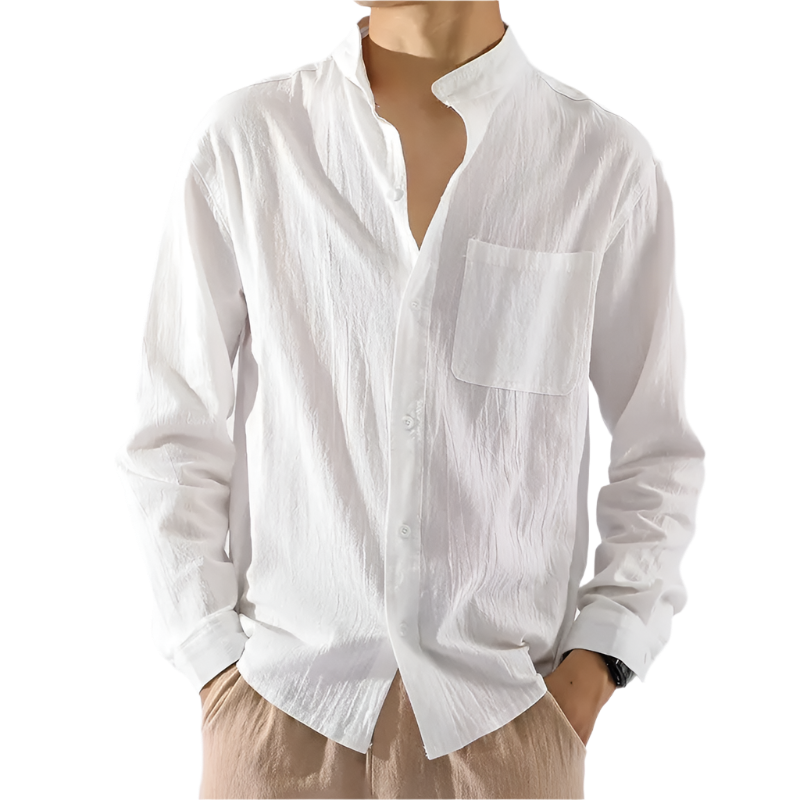 BeClassic™ Cotton-Linen Japanese Shirt – Lightweight Ethnic Style for Casual Elegance.