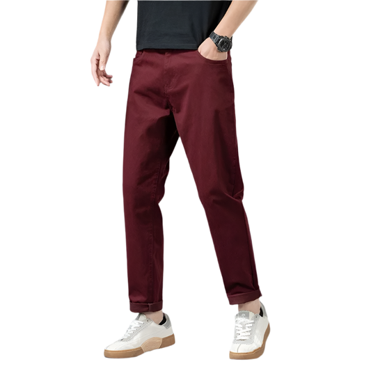 BeClassic™ Stretch Cotton Chinos – Plus-Size Straight Fit Trousers in Classic Colors.