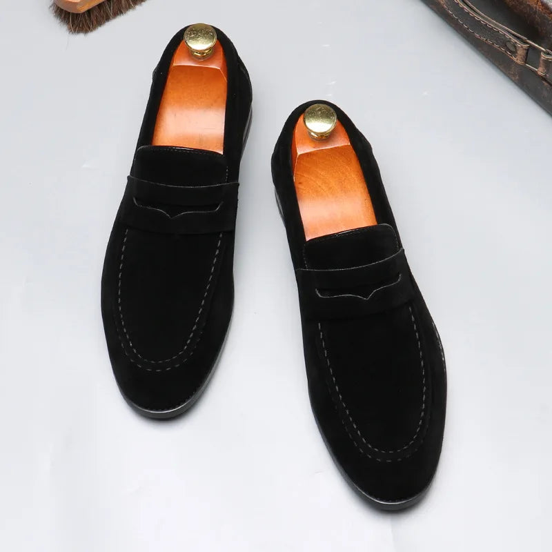 BeClassic Monoco Suede Loafers – Executive Comfort