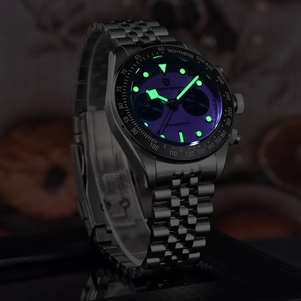 BeClassic™ PAGANI DESIGN 2025 BB Panda – Luxury Sport Chronograph with Stainless Steel & Waterproof Design.