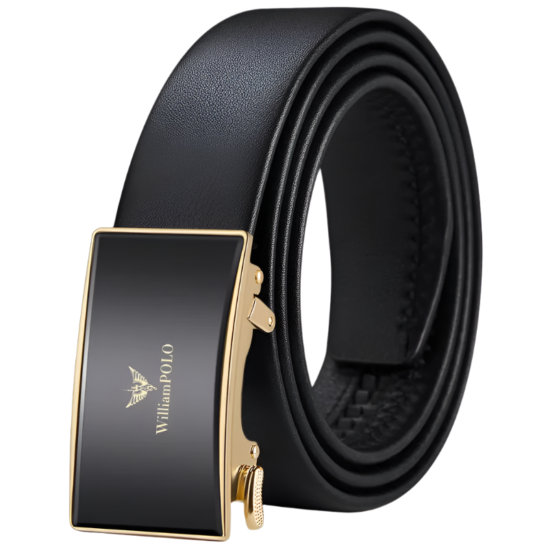 BeClassic™ Paul King Automatic Buckle Belt – Premium Cowhide Leather for Business & Everyday Elegance.