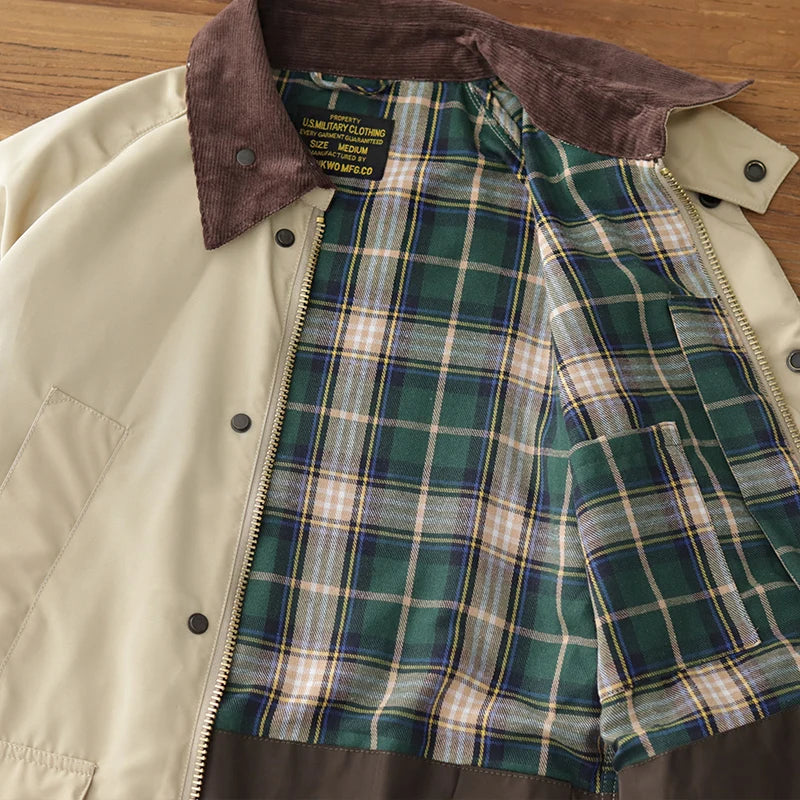 BeClassic 2024 American Retro Cargo Jacket – Heavyweight Windproof & Waterproof