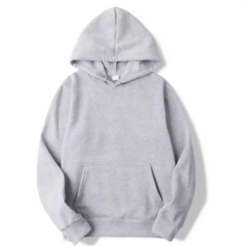 New style unisex autumn and winter casual hooded sweatshirt sportswear men's top solid color hooded sportswear men's wear