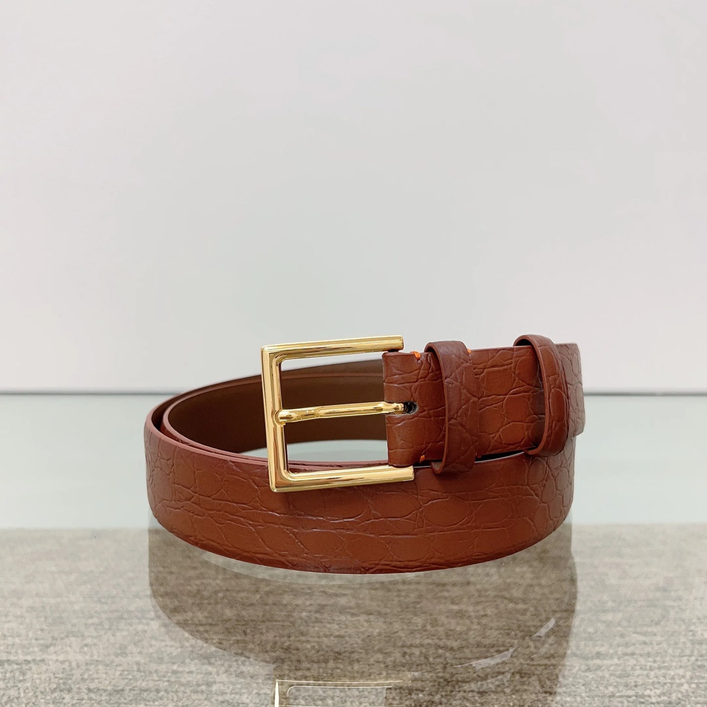 BeClassic™ 2025 Luxury Leather Belt – Designer Pin Buckle Strap for Formal & Casual Wear.