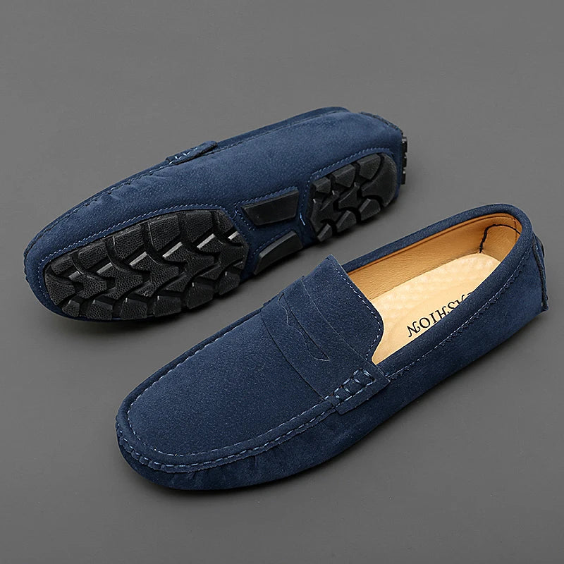 BeClassic™ Suede Leather Moccasins – Classic Comfort for Effortless Style.