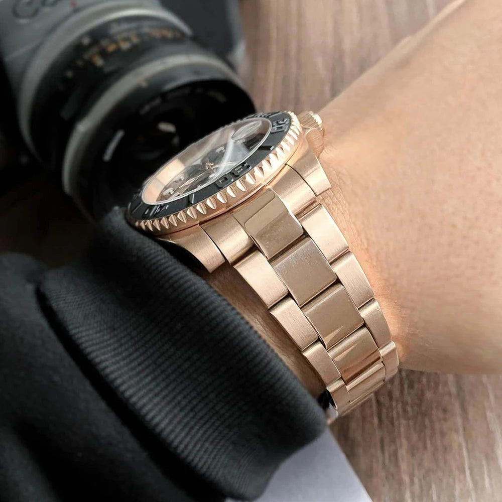 BeClassic™ PAGANI DESIGN V3 – 40MM Luxury Automatic Watch with Ceramic Bezel & AR-Coated Sapphire Glass.