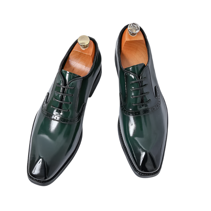 BeClassic™ Patent Leather Oxford Shoes – Luxury Dress Shoes for Weddings & Business.