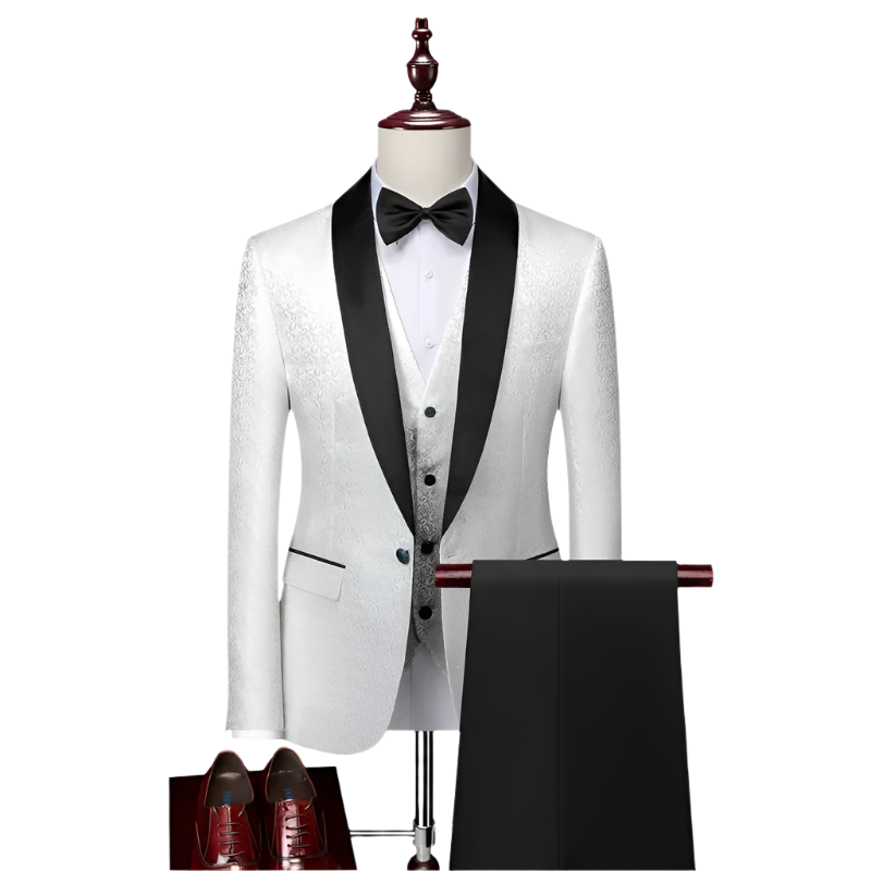 BeClassic™ 2025 Modern Three-Piece Suit – Single-Breasted Formalwear for Weddings & Stage Elegance.