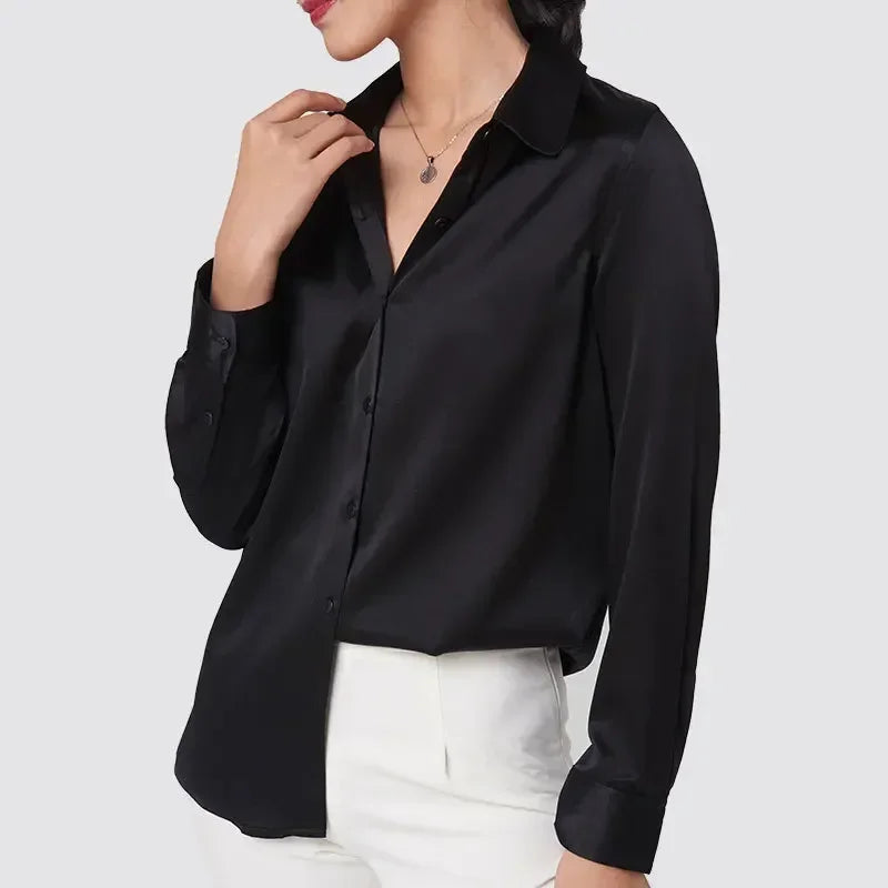 BeClassic Monoco Mulberry Silk Blouse – Grace in Motion
