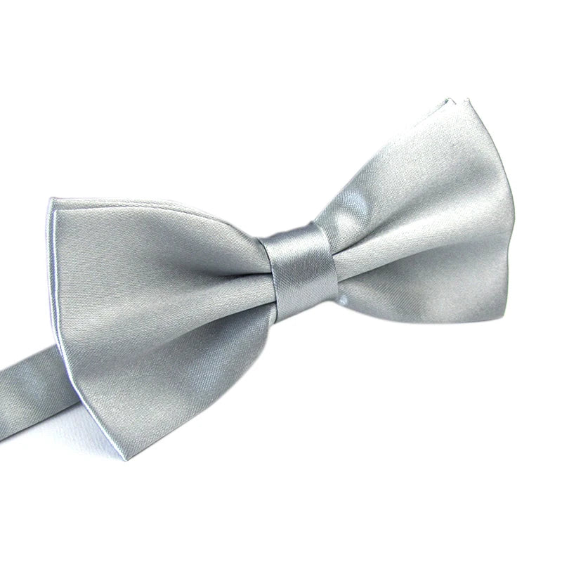BeClassic™ Classic Satin Bow Tie – Adjustable Formal Accessory for Weddings & Events