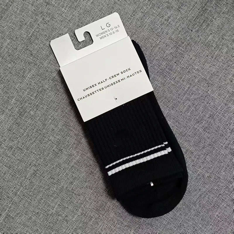 BeClassic Unisex Retro Cotton Yoga & Sports Socks – Autumn/Winter Edition
