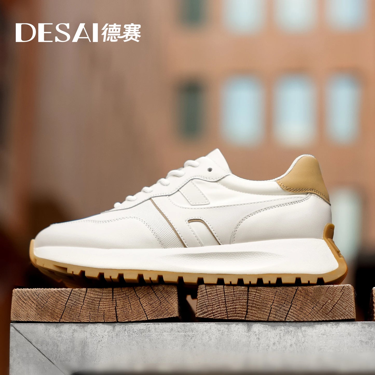 BeClassic™ DESAI Leather Sneakers – Lightweight, Breathable Designer Casuals for Everyday Style.