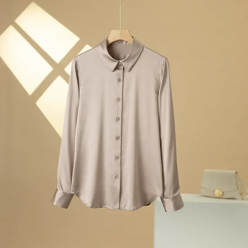 BeClassic Monoco Mulberry Silk Blouse – Grace in Motion