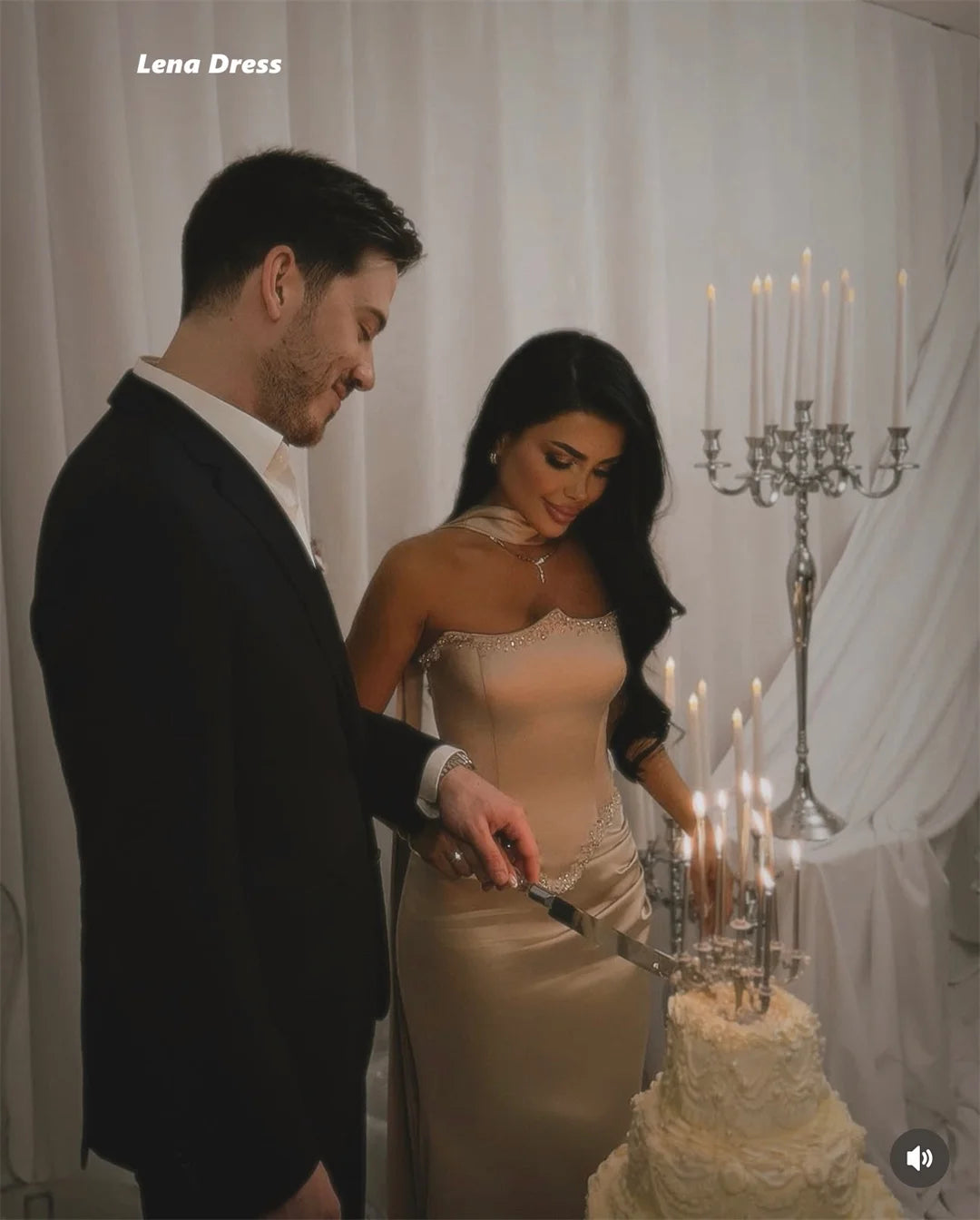 BeClassic Monoco Satin Ball Gown – The Lena Diamond Edition