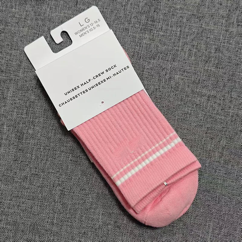 BeClassic Unisex Retro Cotton Yoga & Sports Socks – Autumn/Winter Edition