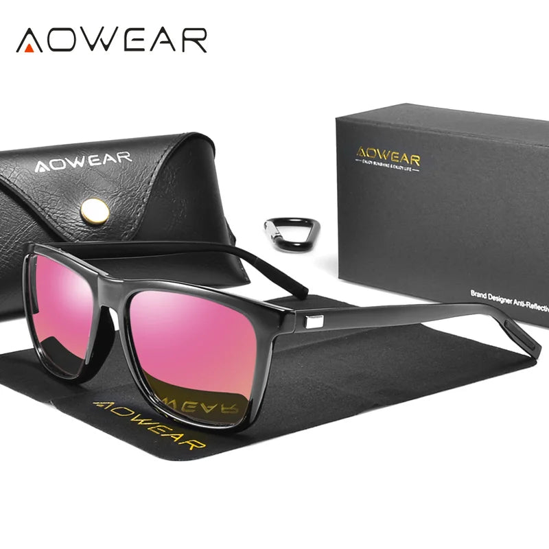 BeClassic™ AOWEAR HD Night Vision Glasses – Polarized Yellow Lens for Safe Driving.