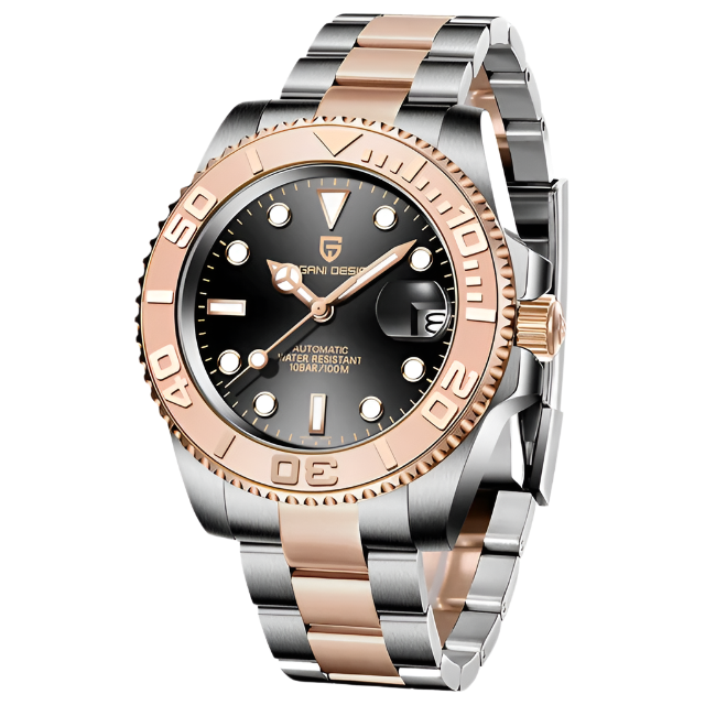 BeClassic™ PAGANI DESIGN V3 – 40MM Luxury Automatic Watch with Ceramic Bezel & AR-Coated Sapphire Glass.