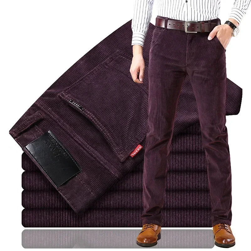BeClassic Corduroy Straight-Leg Trousers – Autumn/Winter Edition