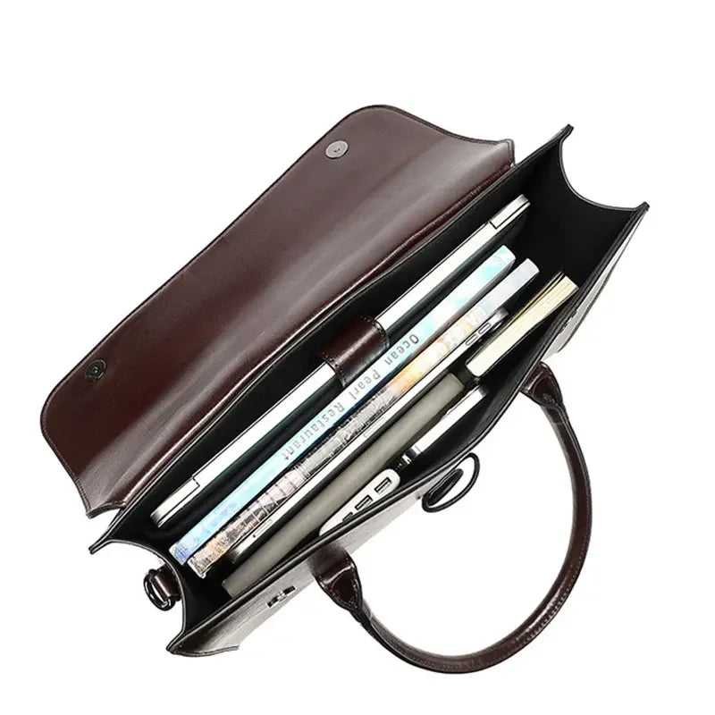 BeClassic Monoco Genuine Cowhide Tote – Luxe Everyday