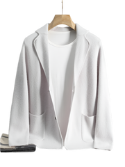 BeClassic™ 2025 Cashmere Sweater Coat – Smart-Casual Suit Collar Cardigan in Ultra-Soft Knit.