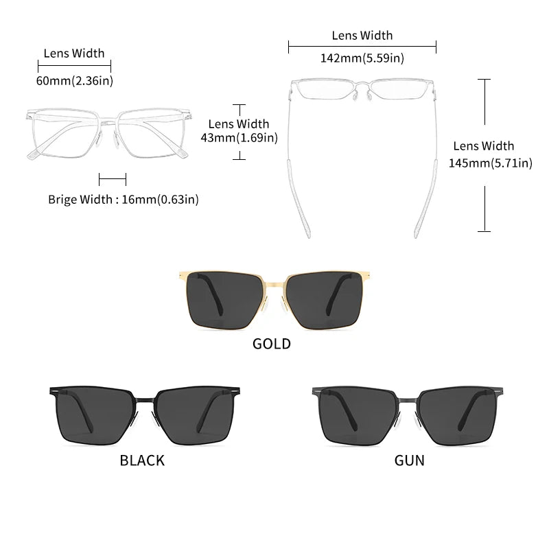 BeClassic™ Polarized Aluminum-Magnesium Sunglasses – UV400 Protection for Driving & Style.